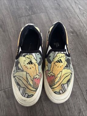 Adidas by Stella McCartney Yellow Floral Slip-On Sneakers